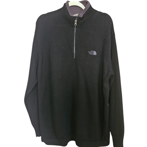 VINTAGE 90s THE NORTH FACE A5 Series Wool blend 1/4 Zip sweater. Size XL - Picture 1 of 7